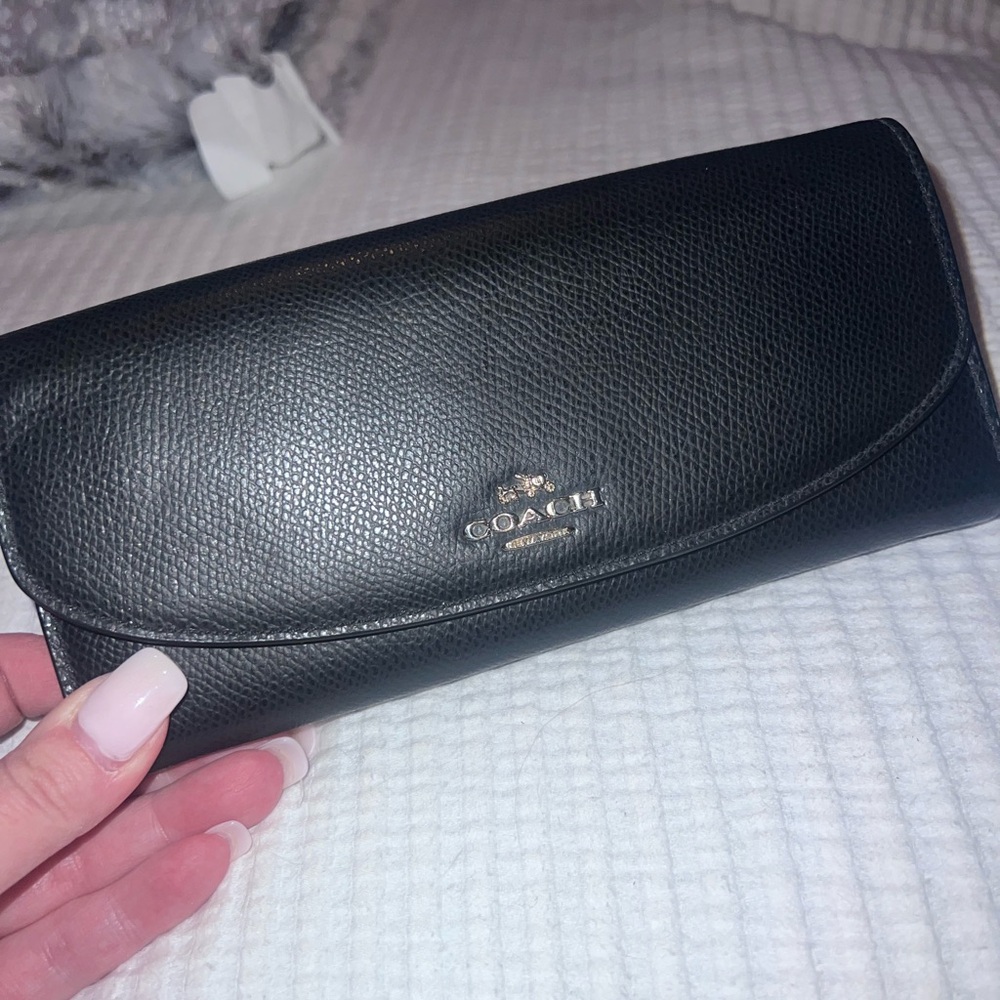 Coach Black Leather Wallet